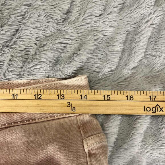 Express Jeans Women 6R High Rise Ankle Legging Skinny Stretch Denim Pink Pastel - Picture 7 of 9